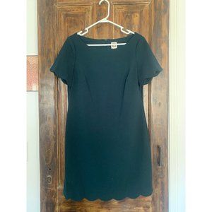 Teal Scalloped Dress